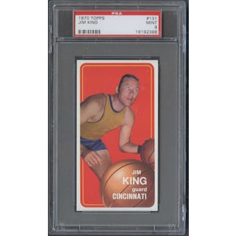 1970/71 Topps Basketball #131 Jim King PSA 9 (MINT) *2398