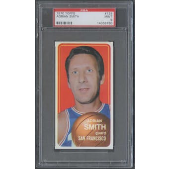 1970/71 Topps Basketball #133 Adrian Smith PSA 9 (MINT) *8780