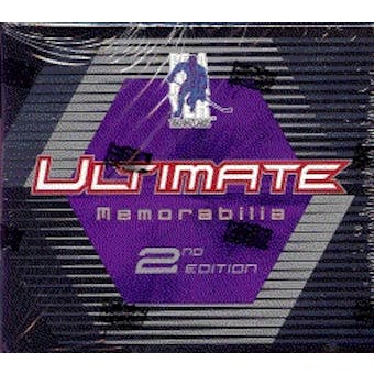 2001/02 Be A Player Ultimate Memorabilia 2nd Edition Hockey Hobby Box