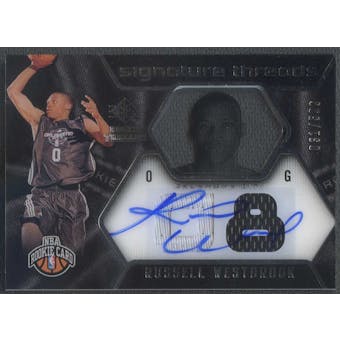 2008/09 SP Rookie Threads #67 Russell Westbrook Rookie Jersey Auto #031/599