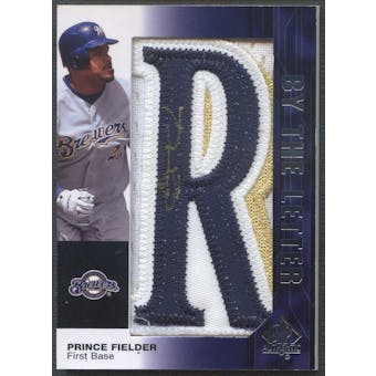 2008 SP Authentic #PF Prince Fielder By The Letter "R" Patch Auto #07/10