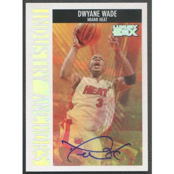 2005/06 Topps Luxury Box #DW1 Dwyane Wade Industry Anchors Auto #08/10