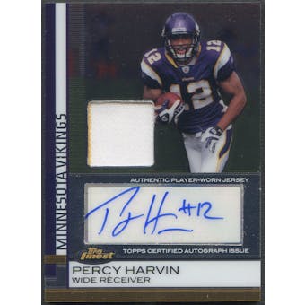 2009 Finest #73 Percy Harvin Rookie Patch Auto #166/209