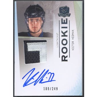 2009/10 The Cup #124 Victor Hedman Rookie Patch Auto #189/249
