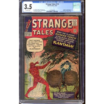 Strange Tales #113 CGC 3.5 (OW) *4131843002*