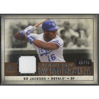 2008 SP Legendary Cuts #BJ Bo Jackson Legendary Memorabilia Jersey #46/75