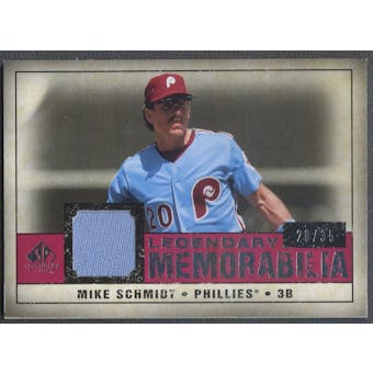 2008 SP Legendary Cuts #MS Mike Schmidt Legendary Memorabilia Jersey #28/35