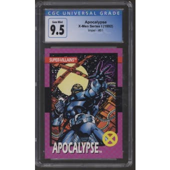 Apocalypse #51 - Impel X-Men Series I - (1992) CGC 9.5 (Gem Mint) *4132377002*