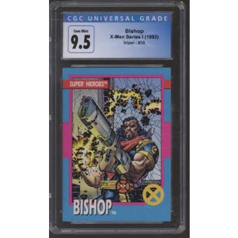 Bishop #38 - Impel X-Men Series I - (1992) CGC 9.5 (Gem Mint) *4132377011*