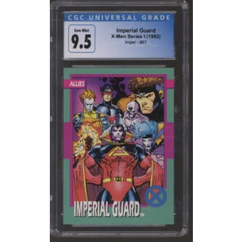 Imperial Guard #87 - Impel X-Men Series I - (1992) CGC 9.5 (Gem Mint) *4132377087*