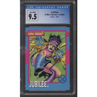 Jubilee #29 - Impel X-Men Series I - (1992) CGC 9.5 (Gem Mint) *4132377094*
