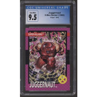 Juggernaut #46 - Impel X-Men Series I - (1992) CGC 9.5 (Gem Mint) *4132377097*