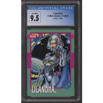 Lilandra #88 - Impel X-Men Series I - (1992) CGC 9.5 (Gem Mint) *4132377105*