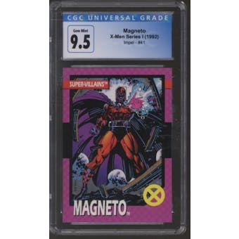 Magneto #41 - Impel X-Men Series I - (1992) CGC 9.5 (Gem Mint) *4132377121*