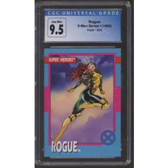 Rogue #36 - Impel X-Men Series I - (1992) CGC 9.5 (Gem Mint) *4132377150*