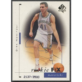 1998/99 SP Authentic #99 Dirk Nowitzki Rookie #2137/3500