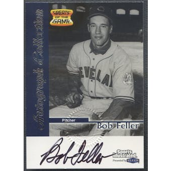 1999 Sports Illustrated Greats of the Game #21 Bob Feller Auto