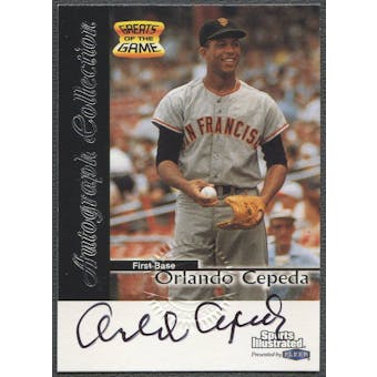 1999 Sports Illustrated Greats of the Game #17 Orlando Cepeda Auto