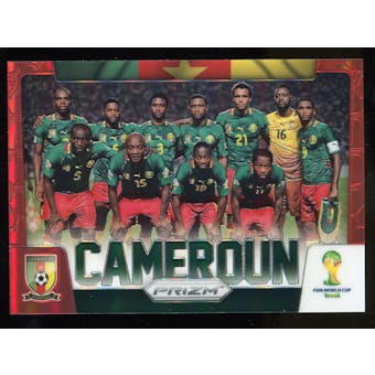 2014 Panini Prizm World Cup Team Photos Prizms Red #7 Cameroon 144/149