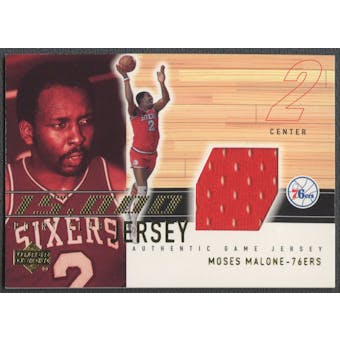 2001/02 Upper Deck #MM15K Moses Malone 15000 Point Club Jersey