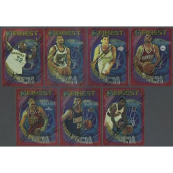 1995/96 Topps Finest Basketball Rack Pack Complete Set