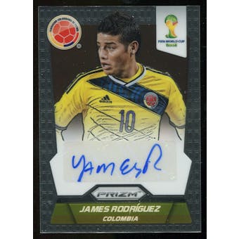 2014 Panini Prizm World Cup Signatures #SJR James Rodriguez Autograph