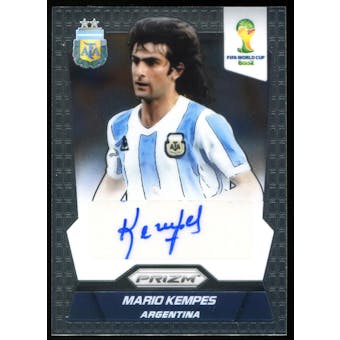 2014 Panini Prizm World Cup Signatures #SMK Mario Kempes Autograph