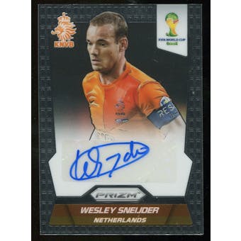 2014 Panini Prizm World Cup Signatures #SWS Wesley Sneijder Autograph