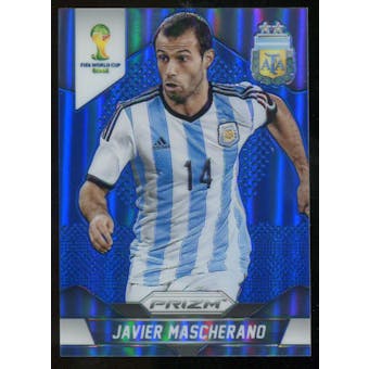2014 Panini Prizm World Cup Prizms Blue #8 Javier Mascherano /199
