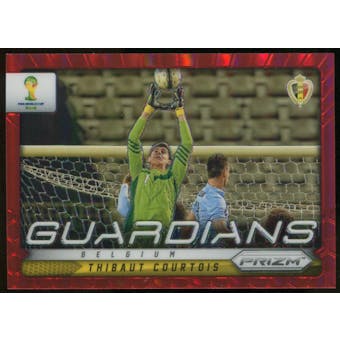 2014 Panini Prizm World Cup Guardians Prizms Red #3 Thibaut Courtois /149