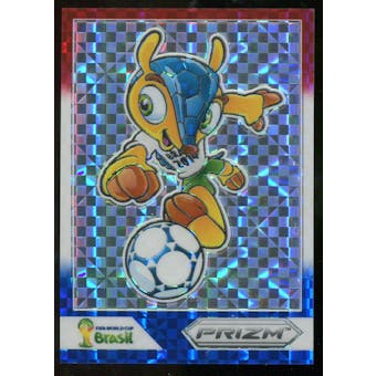 2014 Panini Prizm World Cup Fuleco Prizms Red White and Blue #1 Fuleco