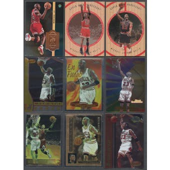 1996-99 Michael Jordan Base And Insert 28 Card Lot