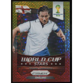 2014 Panini Prizm World Cup World Cup Stars Prizms Yellow Red Pulsar #13 Frank Lampard