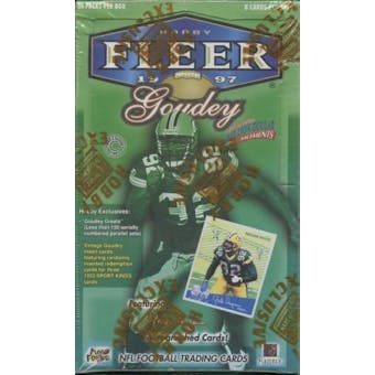 1997 Fleer Goudey Series 1 Football Hobby Box