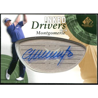 2014 Upper Deck SP Game Used Inked Drivers #IDCM Colin Montgomerie D Autograph