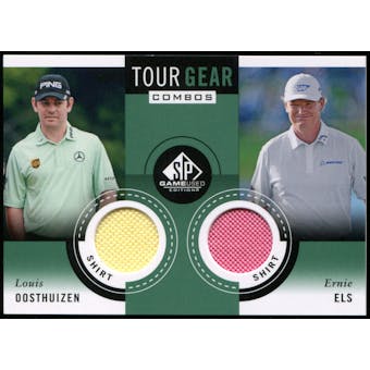 2014 Upper Deck SP Game Used Tour Gear Dual #TG2OE Louis Oosthuizen/Ernie Els B