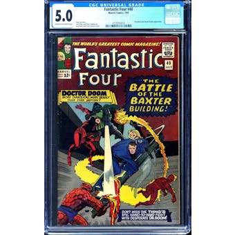 Fantastic Four #40 CGC 5.0 (C-OW) *4139355010*