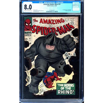 Amazing Spider-Man #41 CGC 8.0 (C-OW) *4139355021*