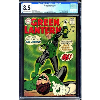 Green Lantern #59 CGC 8.5 (C-OW) *4139358005*