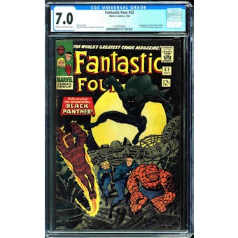 Fantastic Four #52 CGC 7.0 (C-OW) *4139358006*