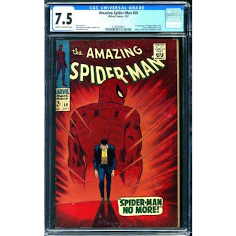 Amazing Spider-Man #50 CGC 7.5 (C-OW) *4139358007*
