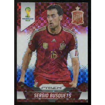 2014 Panini Prizm World Cup Prizms Red White and Blue #174 Sergio Busquets
