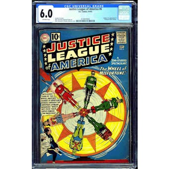 Justice League of America #6 CGC 6.0 (OW) *4139470002*