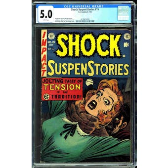 Shock SuspenStories #15 CGC 5.0 (W) *4139470008*