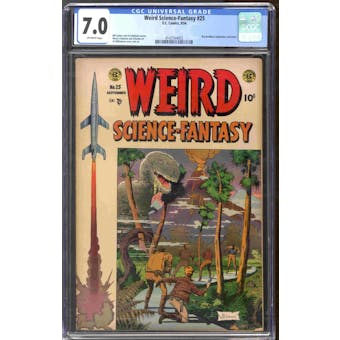 Weird Science-Fantasy #25 CGC 7.0 (OW) *4143164003*