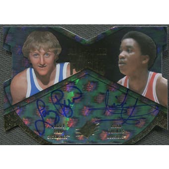 2013 Upper Deck All-Time Greats #ATF2BT Larry Bird & Isiah Thomas All-Time Forces Dual Auto #2/5