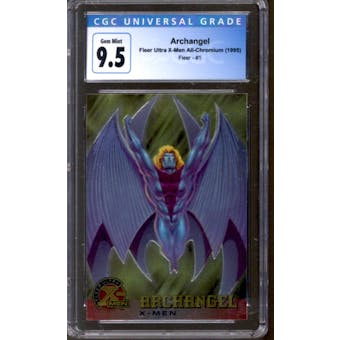 Archangel #1 - Fleer Ultra X-Men All-Chromium (1995) CGC 9.5 (Gem Mint) *4145414001*