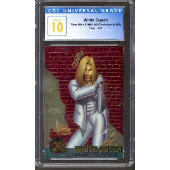 1995 Fleer Ultra #38 White Queen X-Men All-Chromium CGC 10 (Pristine) *4145414078*