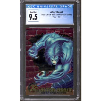 Alter Beast #39 - Fleer Ultra X-Men All-Chromium (1995) CGC 9.5 (Gem Mint) *4145414082*