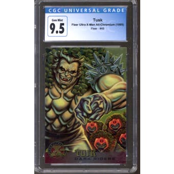 Tusk #49 - Fleer Ultra X-Men All-Chromium (1995) CGC 9.5 (Gem Mint) *4145414100*
